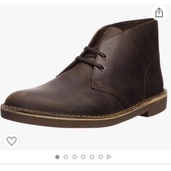 Clarks Bushacre 2 chukka boot in Beeswax - Picture 2 of 8